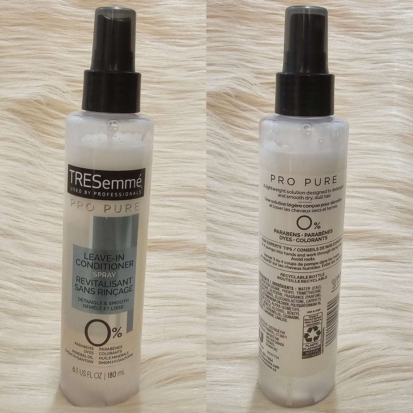 ( Discounted Product ) TRESemmé Pro Pure Leave-In Detangling Spray 180ml