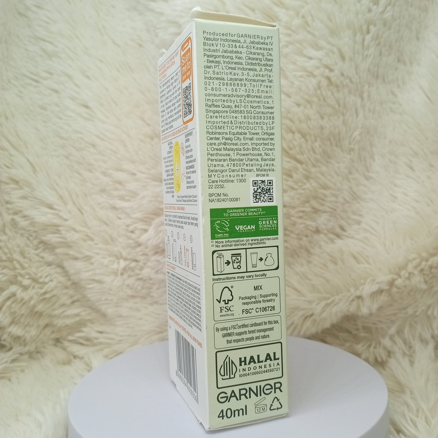 Garnier Vitamin C Serum Cream 40ml