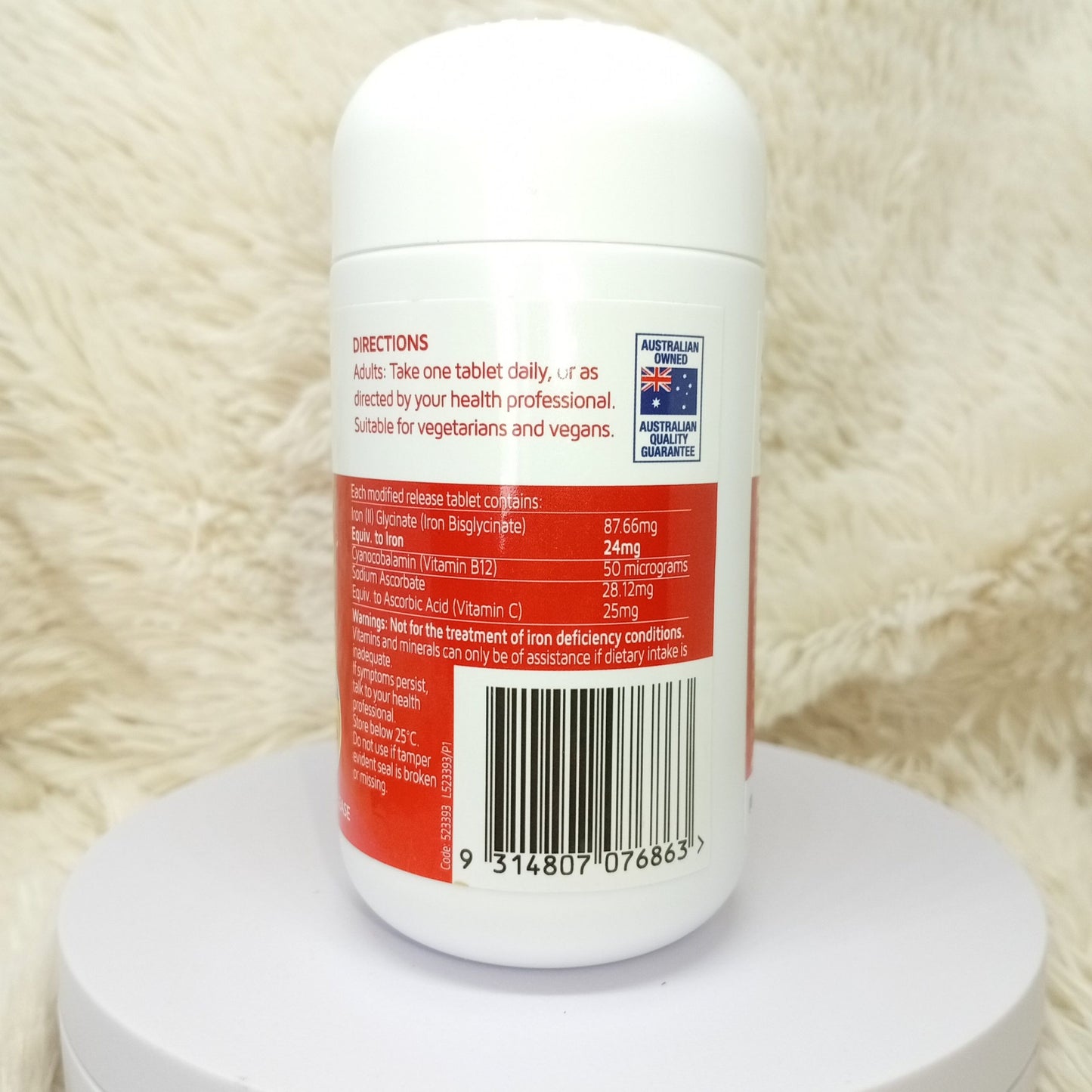 Nature’s Way High Strength Iron 30 Tablets