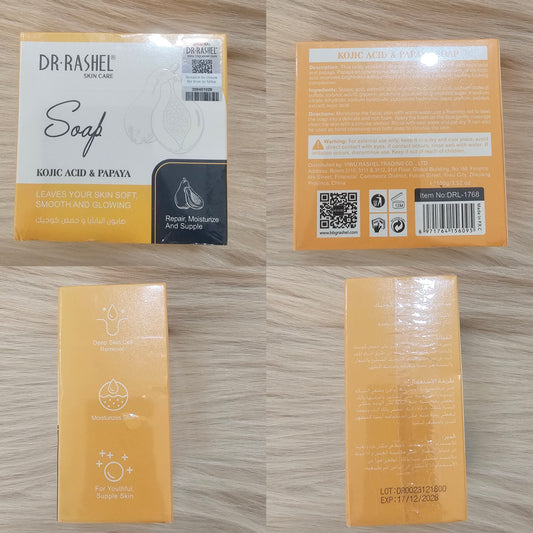 Dr Rashel Kojic Acid &amp; Papaya Soap 100g