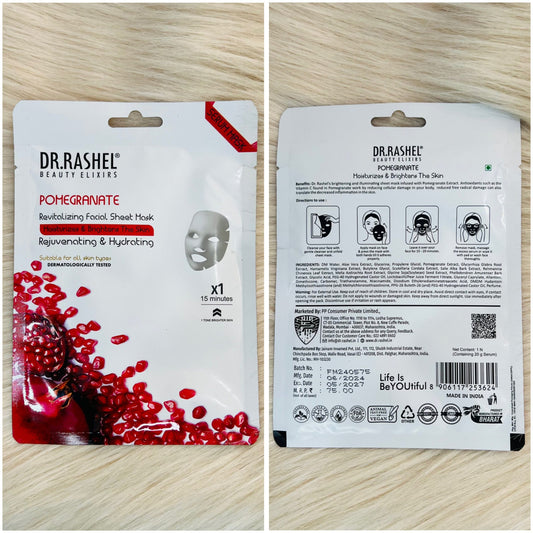 Dr.Rashel Pomegranate Sheet Mask with Serum
