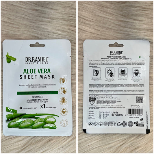 Dr.Rashel Aloe Vera Sheet Mask With Serum