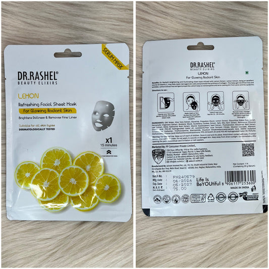 Dr.Rashel Lemon Sheet Mask with Serum