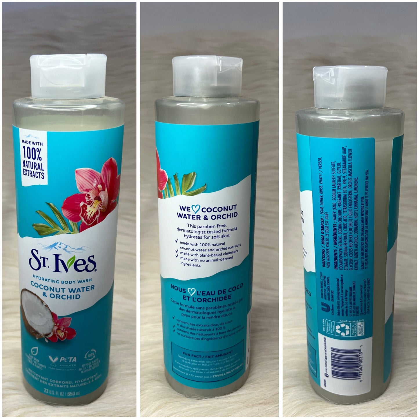 St. Ives Hydrating Coconut Water & Orchid Body Wash 650ml