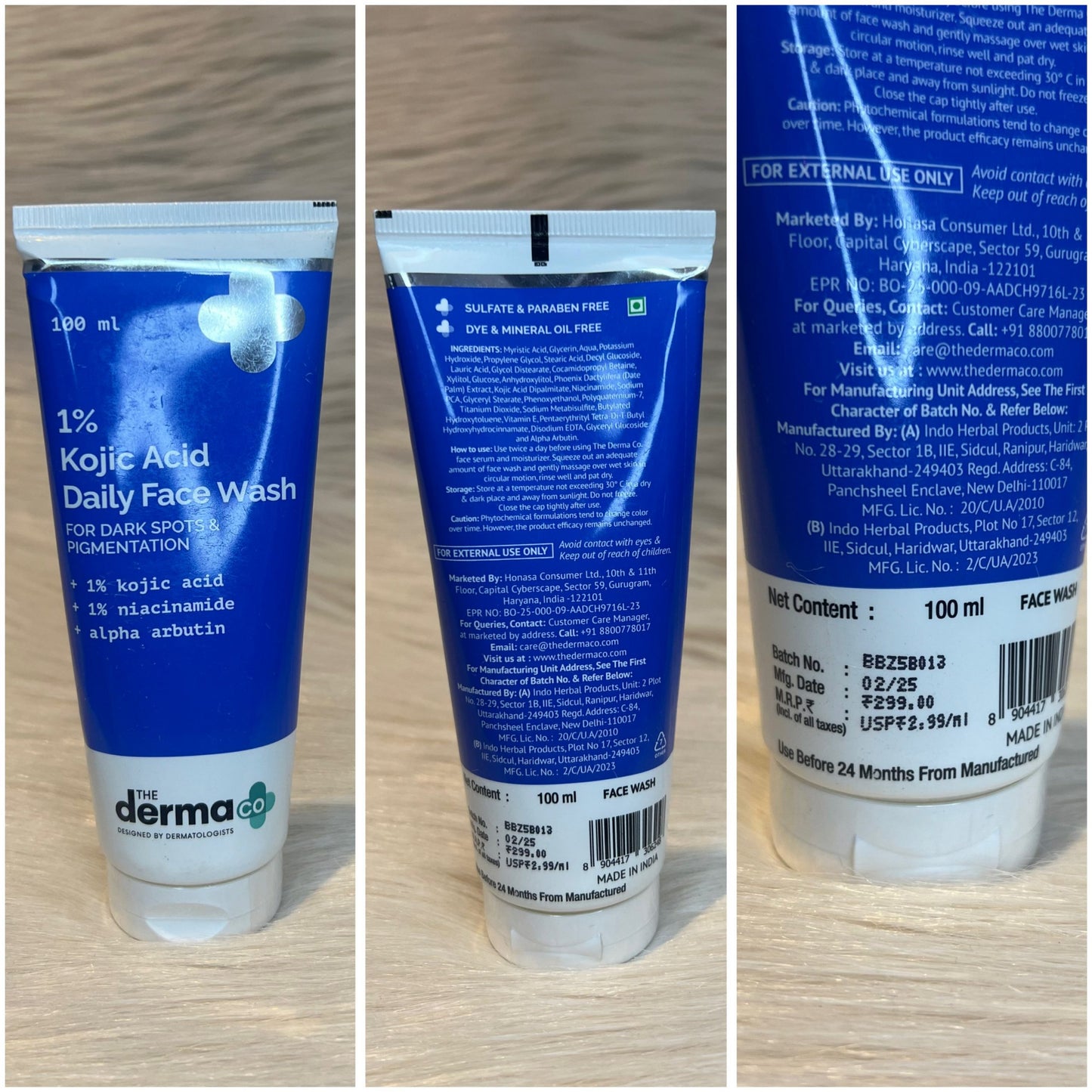 The Derma Co 1% Kojic Acid Face Wash
