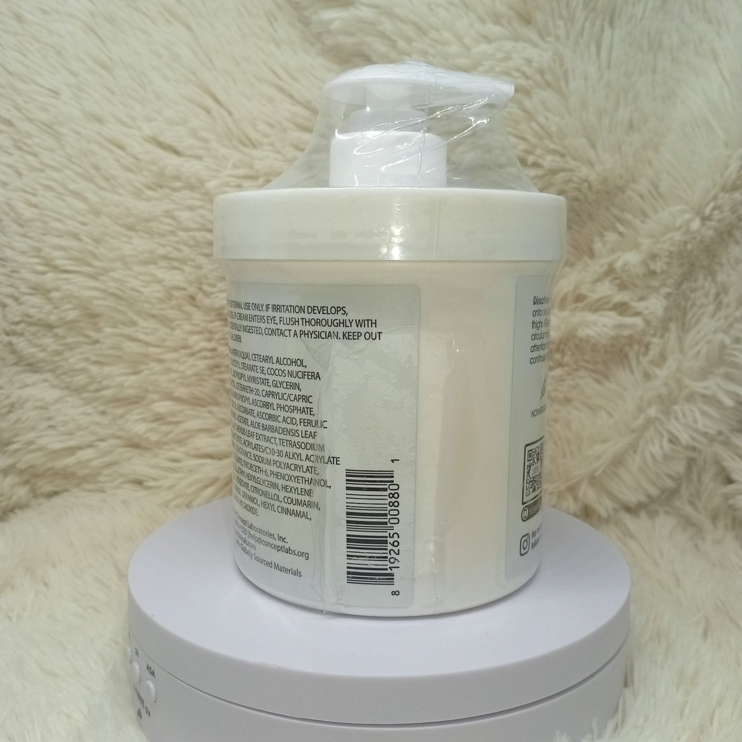 Advanced Clinicals Vitamin C Face &amp; Body Cream 454g