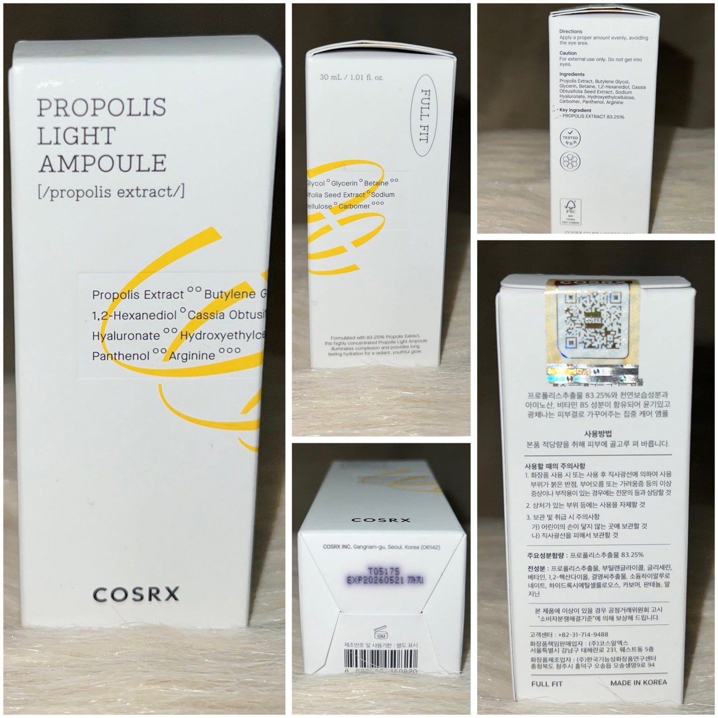 COSRX Full Fit Propolis Light Ampoule 30ml