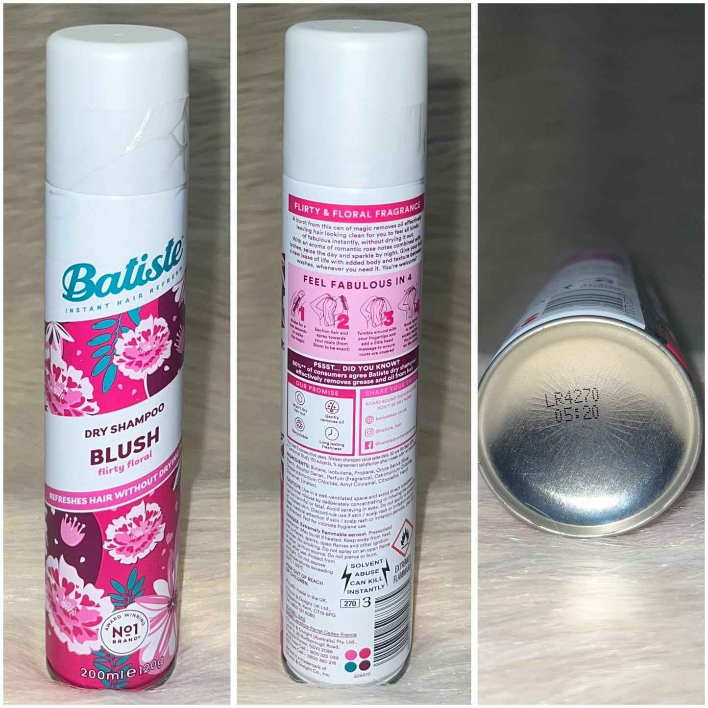 Batiste Dry Shampoo Blush Flirty Floral 200ml