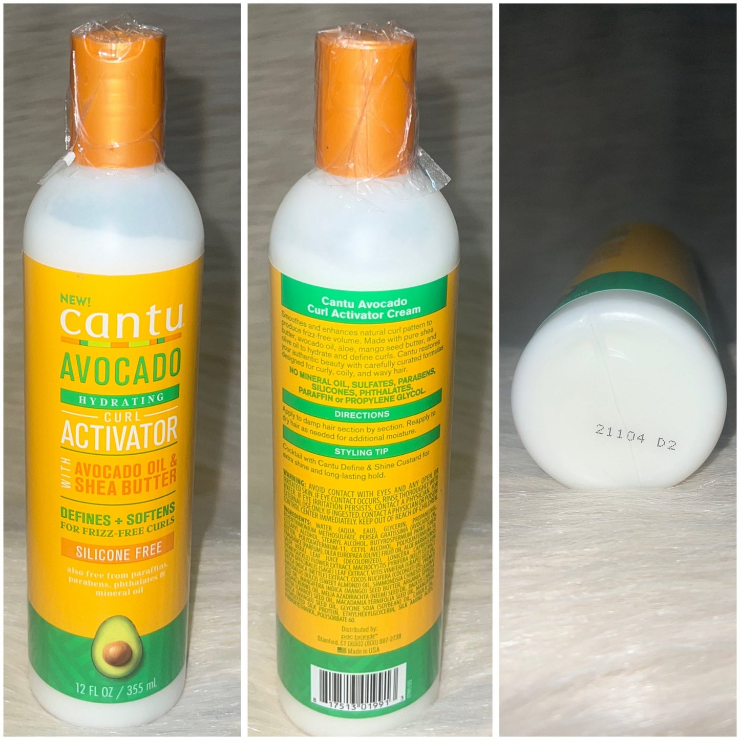 Cantu Avocado Hydrating Curl Activator Cream 355ml