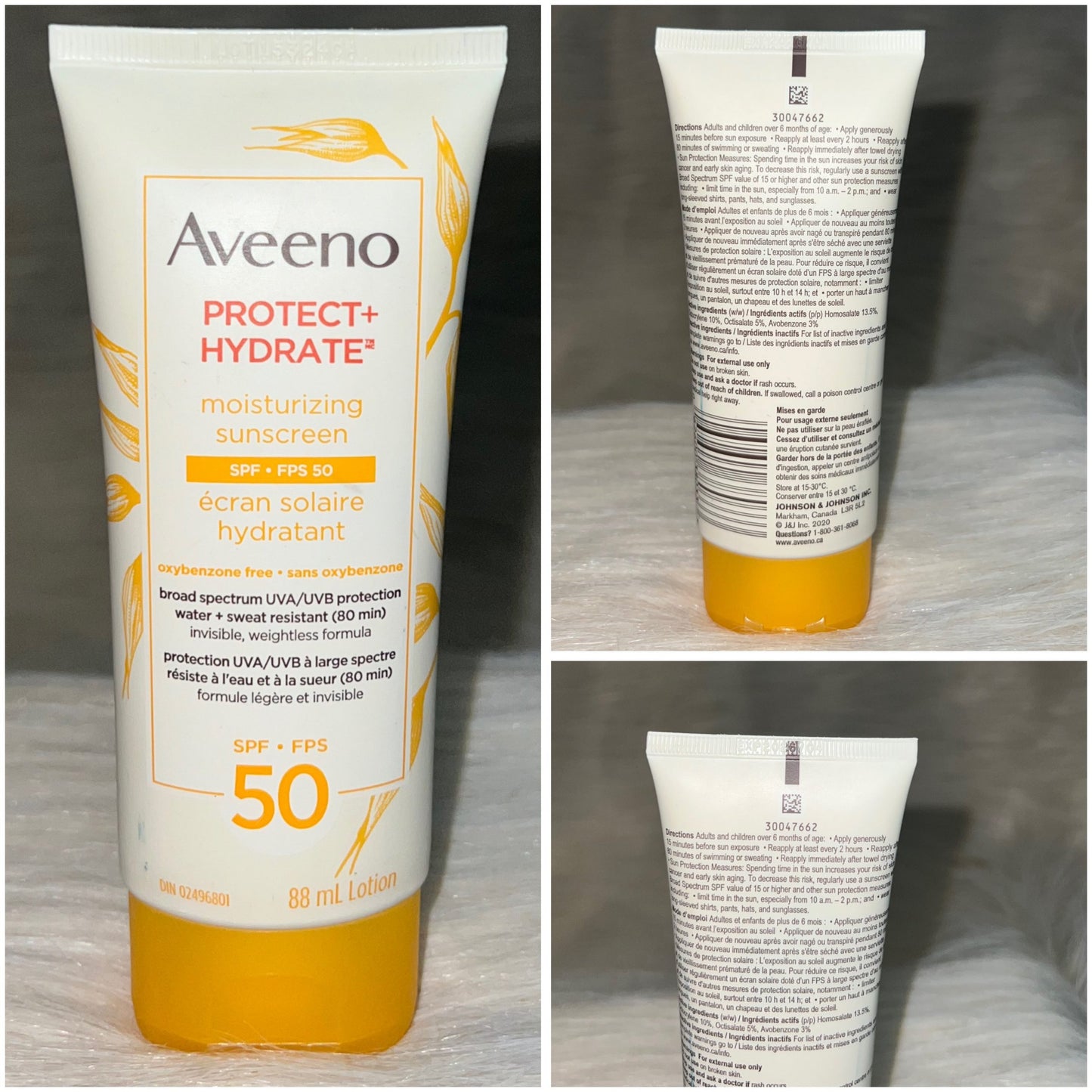 ( Discounted Product ) AVEENO Protect & Hydrate SPF 50 Sunscreen 88ml