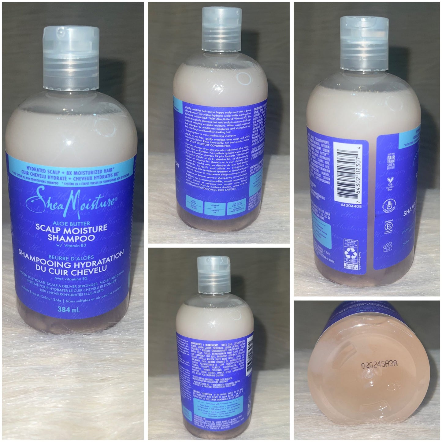 SheaMoisture Aloe Butter Scalp Moisture Shampoo 384ml