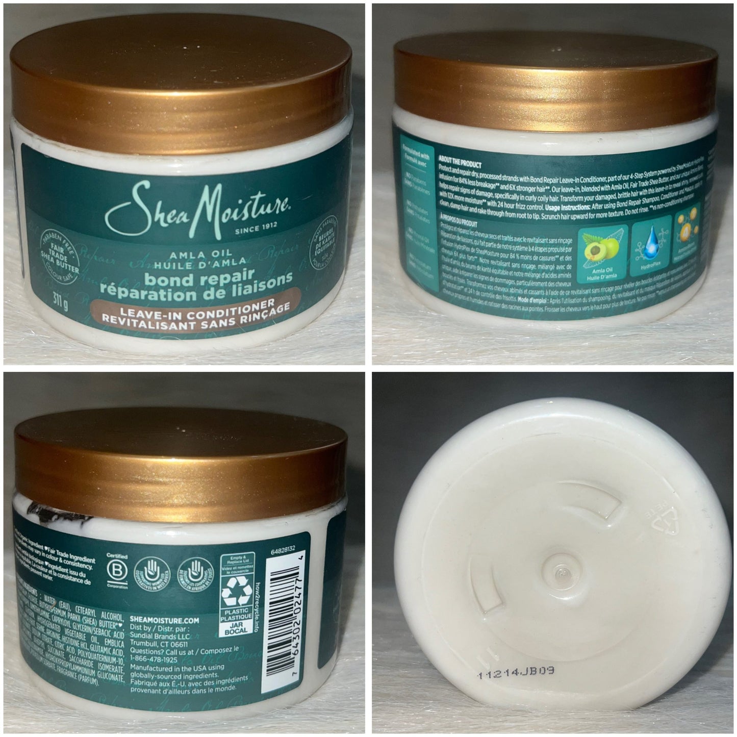 SheaMoisture Amla Oil Bond Repair Leave-In Conditioner 311g