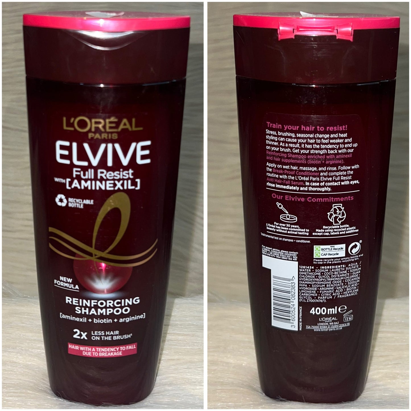 L'Oréal Elvive Full Resist Aminexil Shampoo 400ml