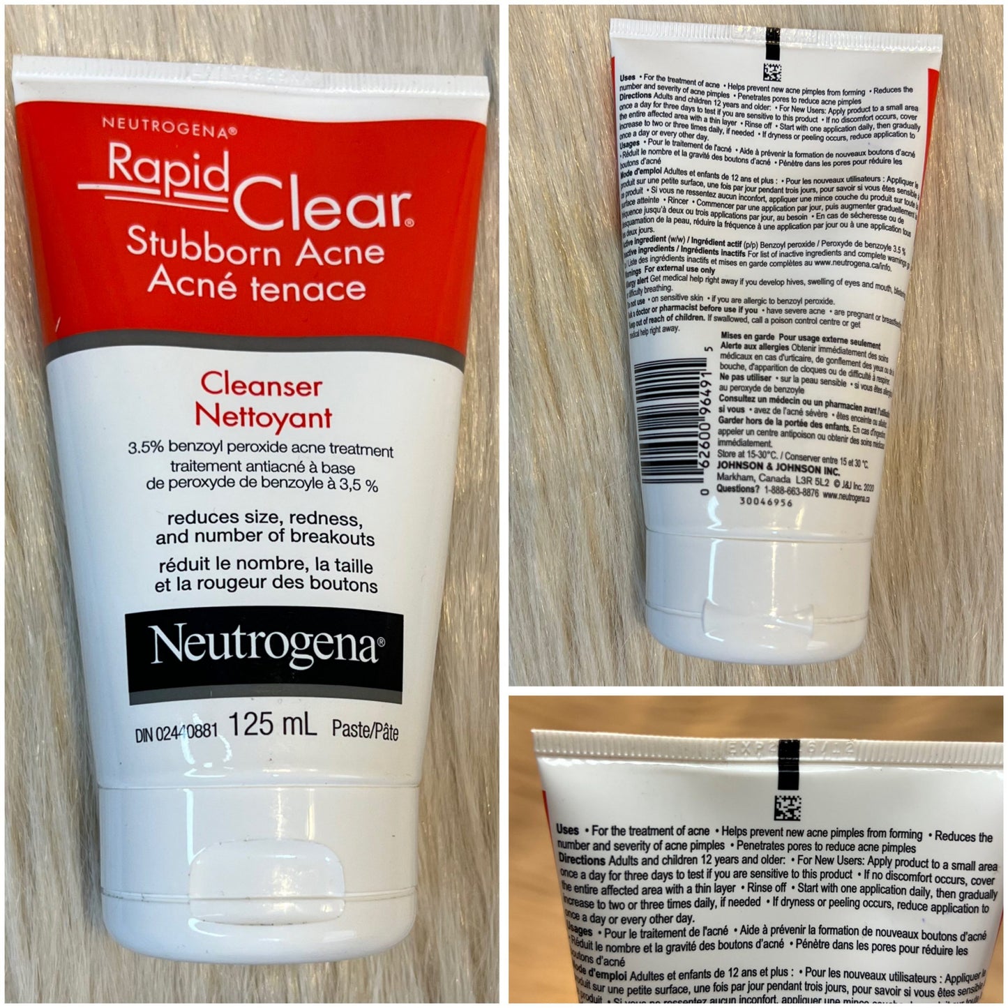 Neutrogena Rapid Clear Acne Cleanser 125ml