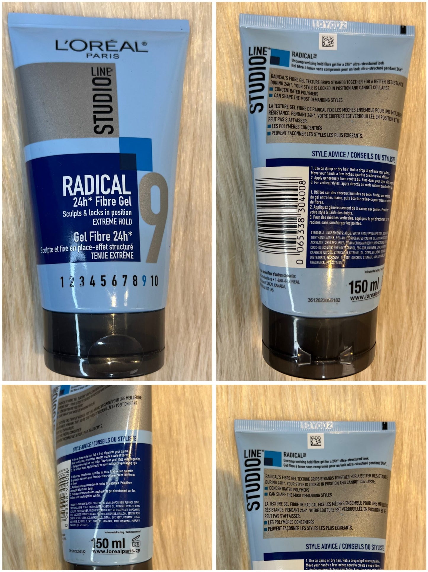 L’Oréal Paris Radical Extreme Hold Fibre Gel 24H (150ml)