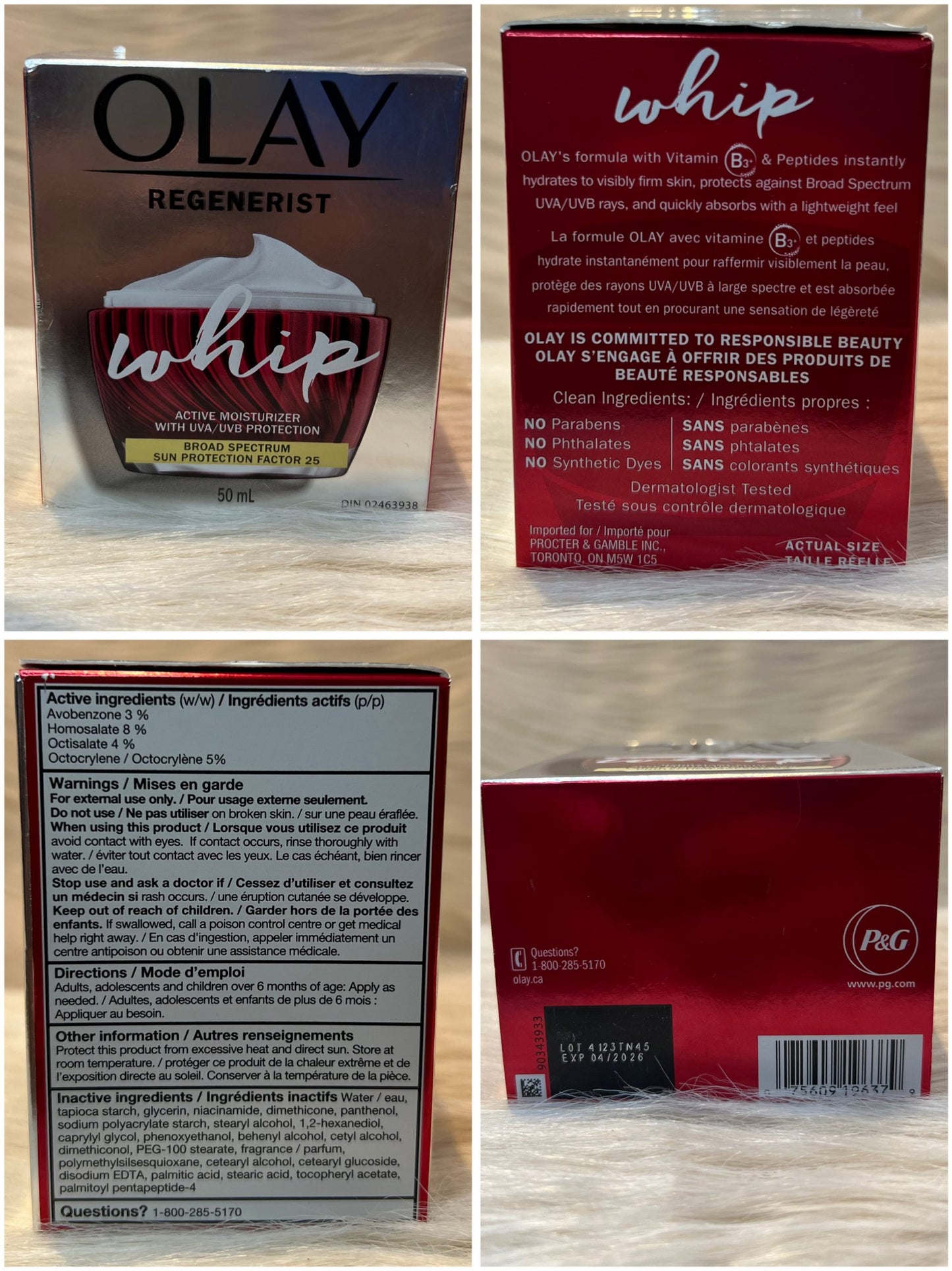(Discounted Product ) Olay Regenerist Whip Active Moisturizer Spf#25 50g