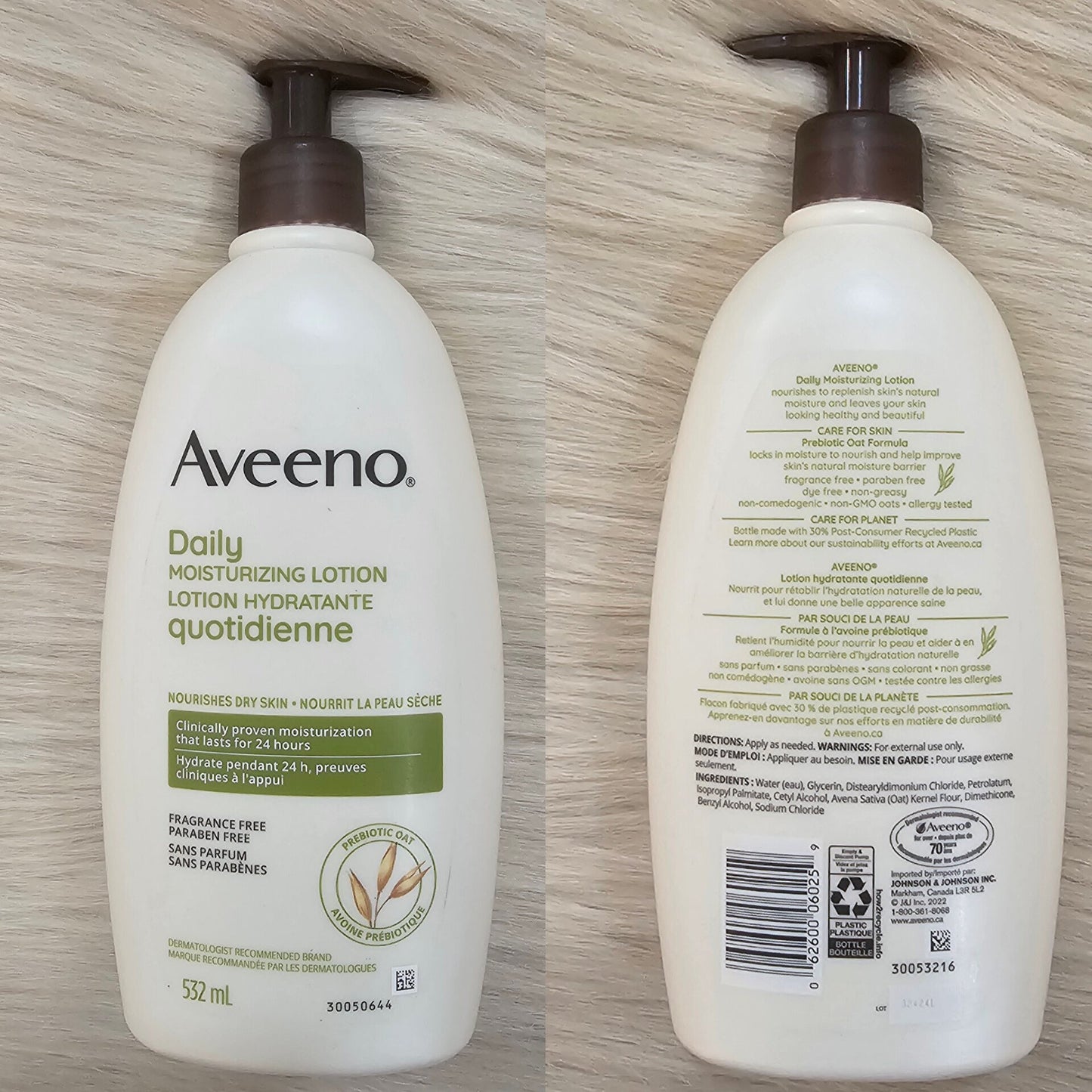Aveeno Daily Moisturizing Lotion Fragrance-Free 532ml