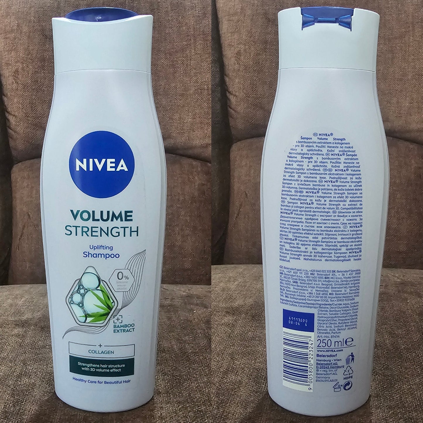NIVEA Volume Strength Shampoo – 250ml