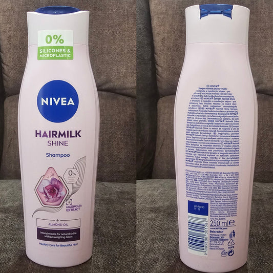 NIVEA Hairmilk Shine Shampoo 250ml