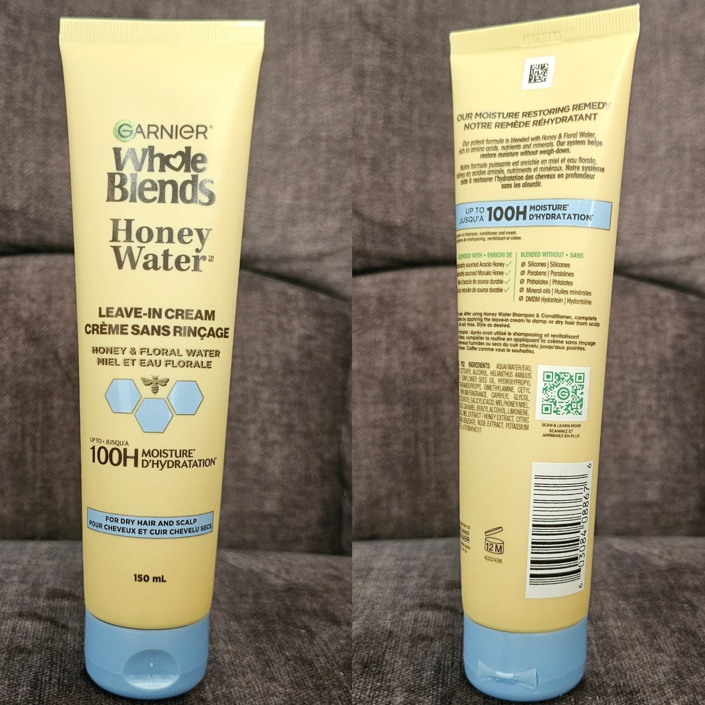 Garnier Whole Blends Honey Water Leave-in Cream – 150ml