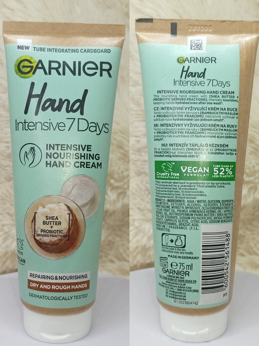 Garnier Intensive 7 Days Hand Cream 75ml
