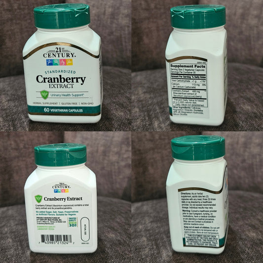 21st Century Cranberry Extract Capsules