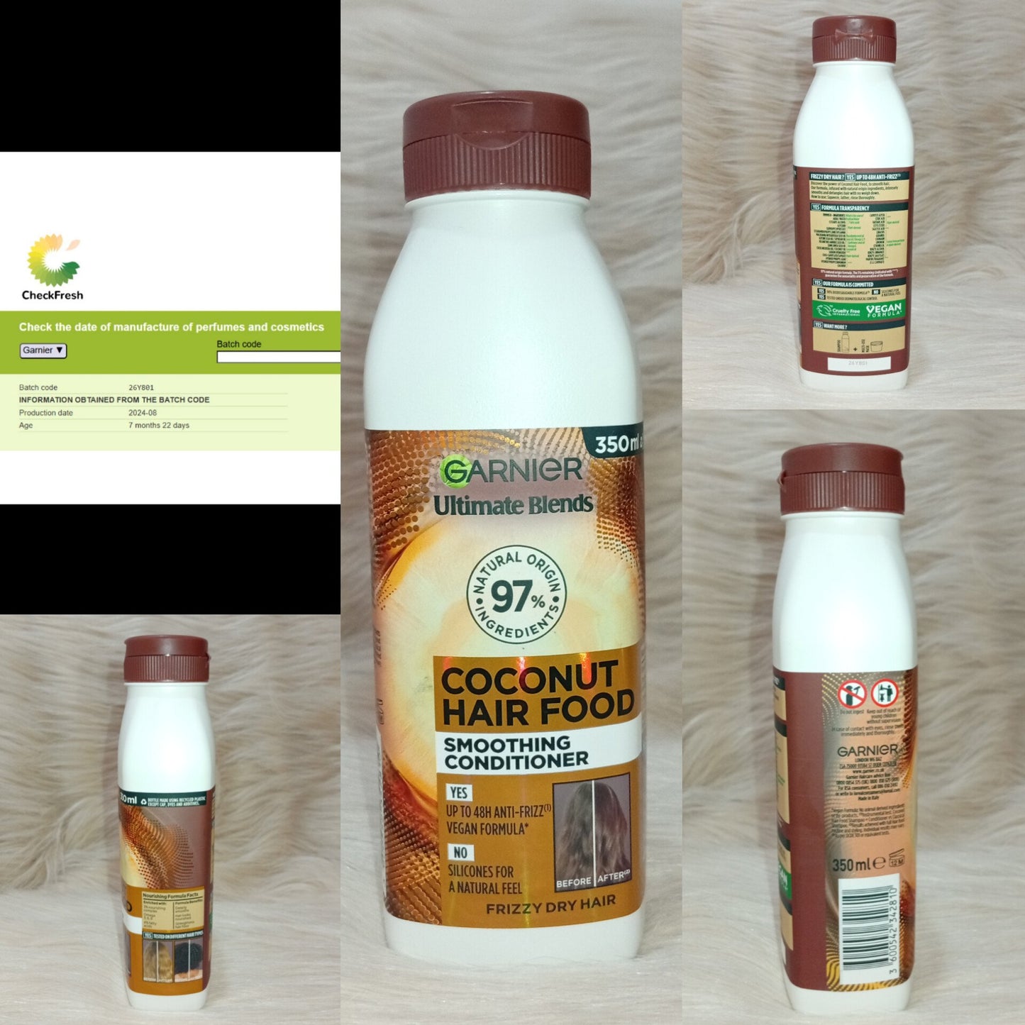 Garnier Coconut Hair Food Conditioner 350ml