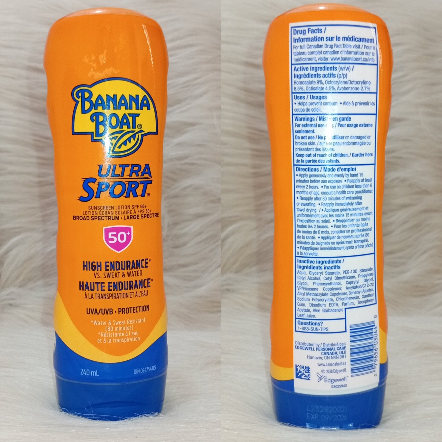Banana Boat Ultra Sport SPF 50+ Sunscreen 240ml
