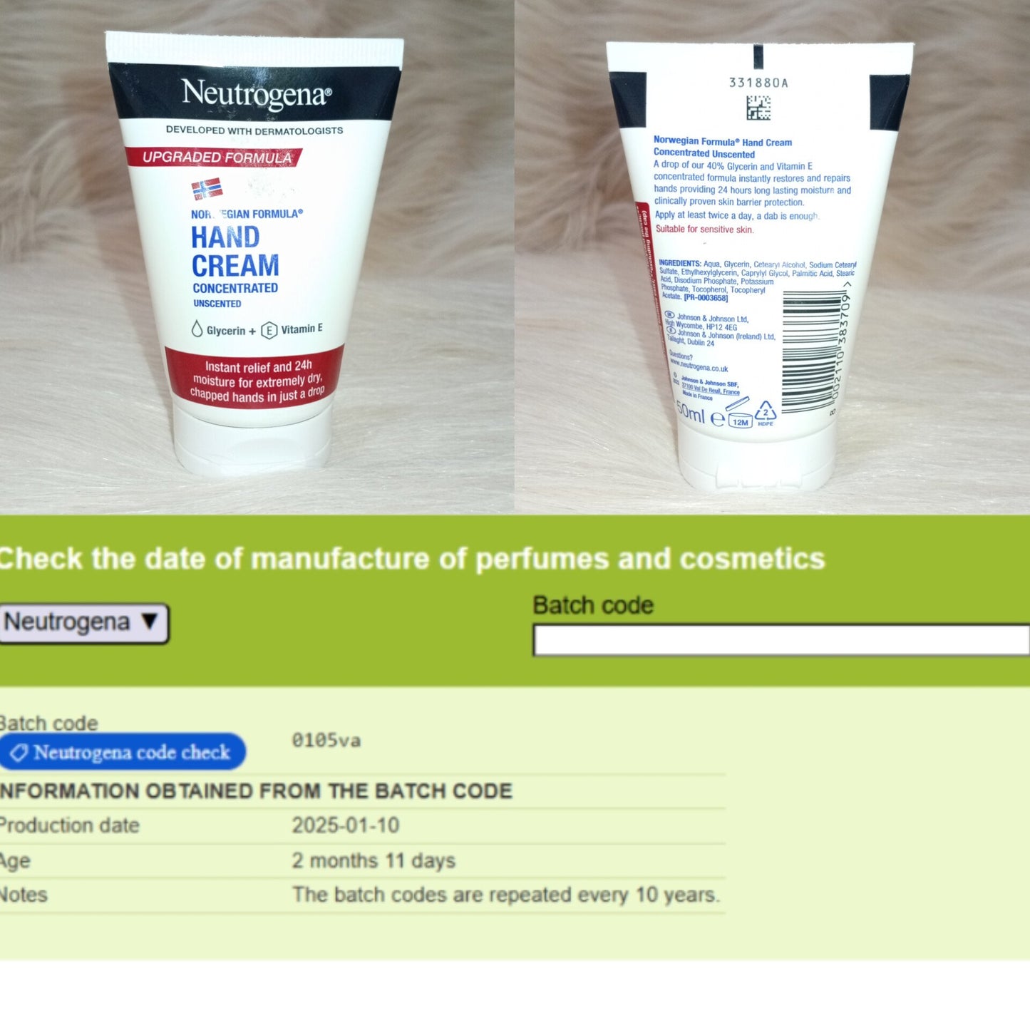 Neutrogena Norwegian Formula Hand Cream 50ml