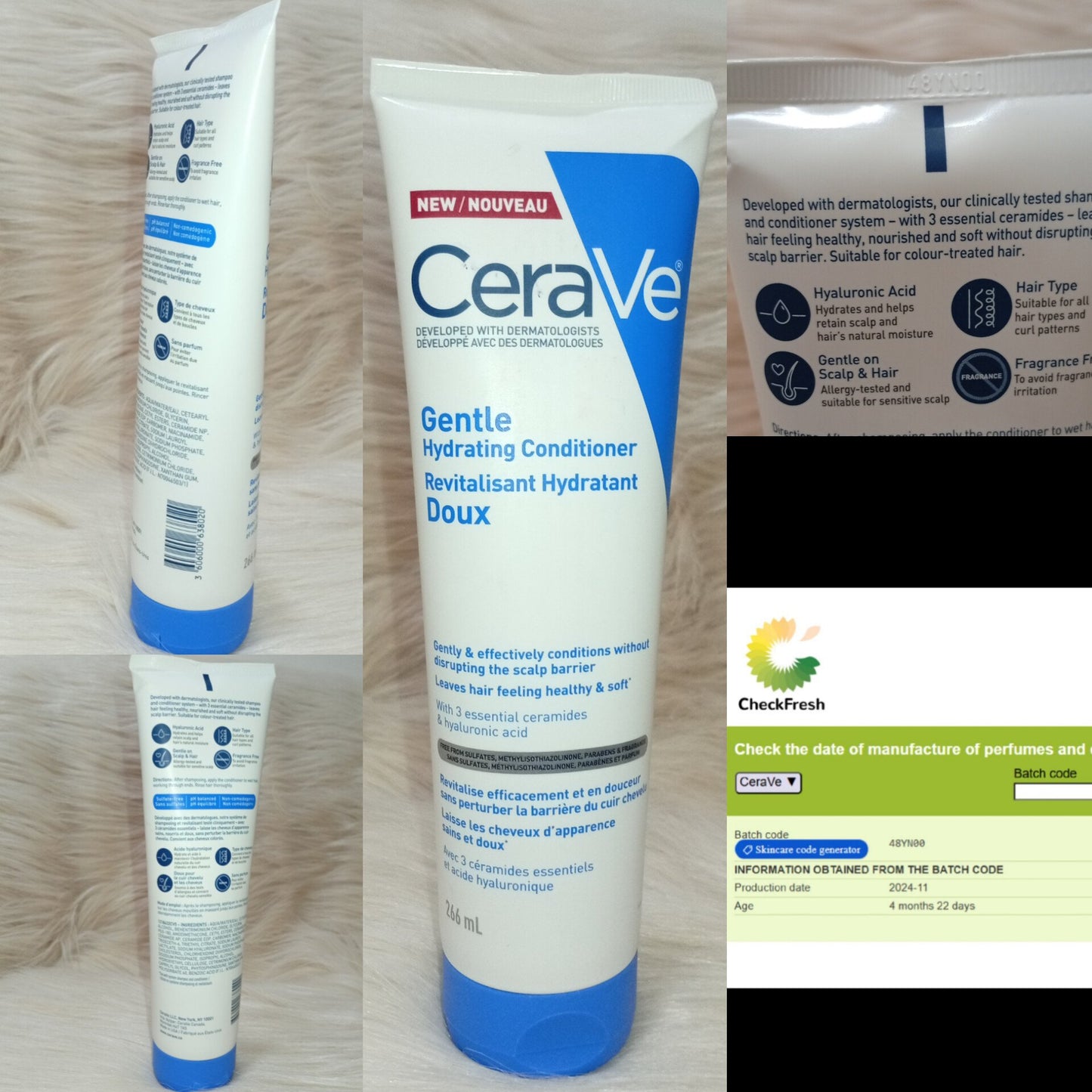 CeraVe Gentle Hydrating Conditioner 266ml