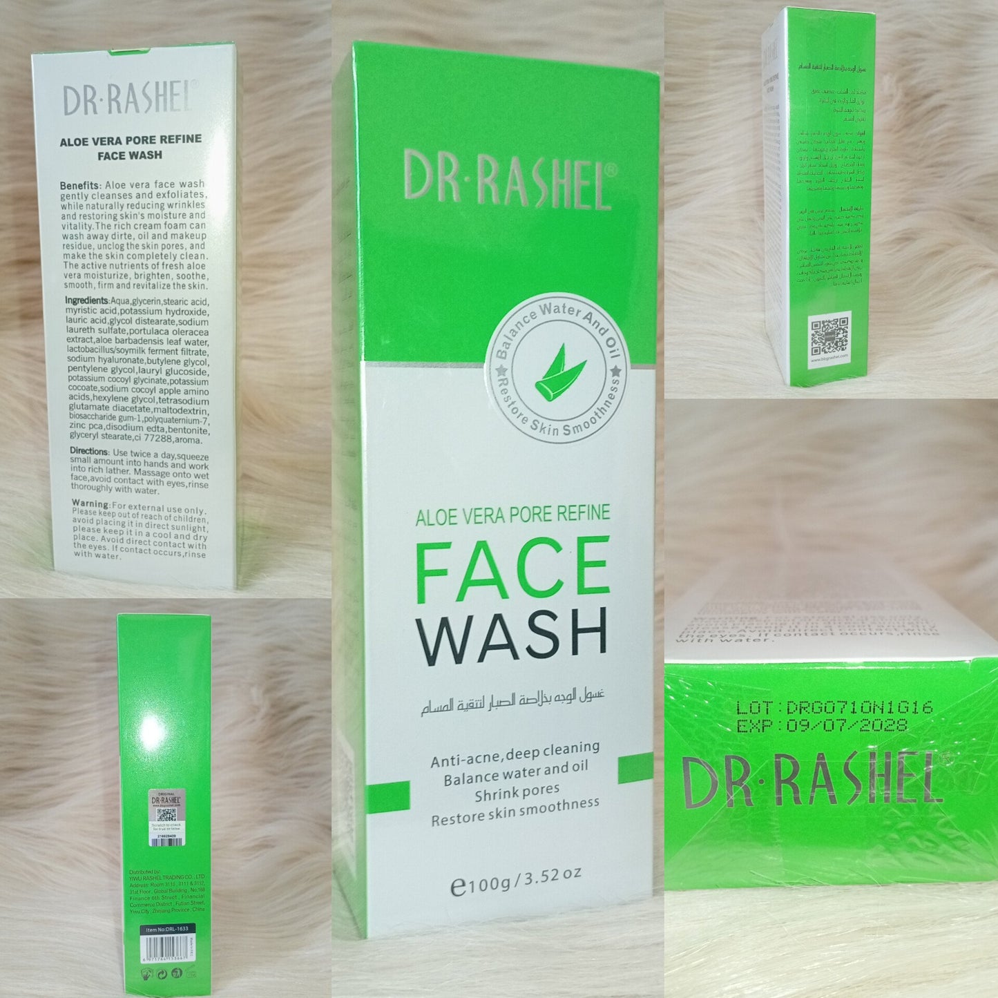 Dr. Rashel Aloe Vera Pore Refine Face Wash 100ml
