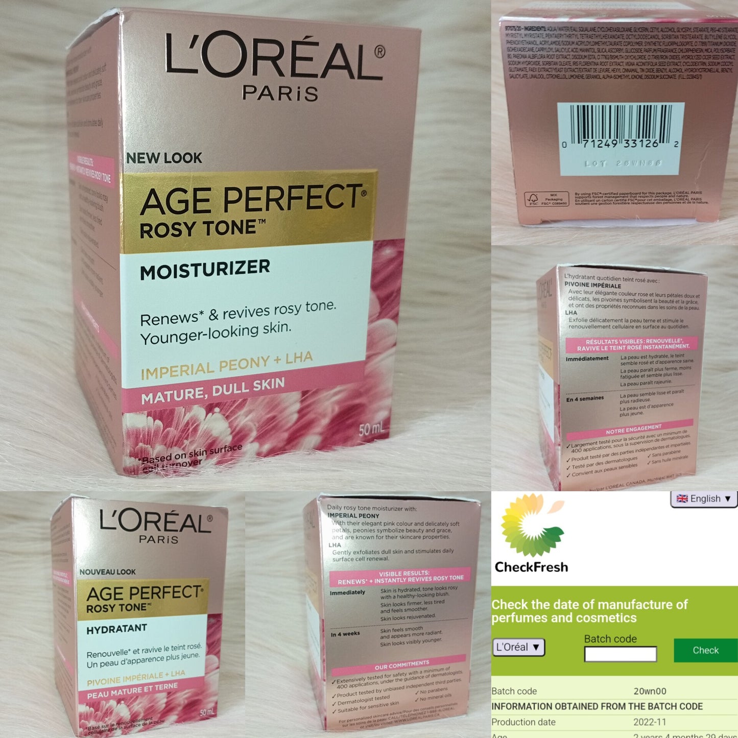 L’Oréal Paris Age Perfect Rosy Tone Moisturizer 50ml