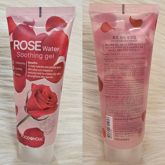 Foodaholic Rose Water Soothing Gel 100ml
