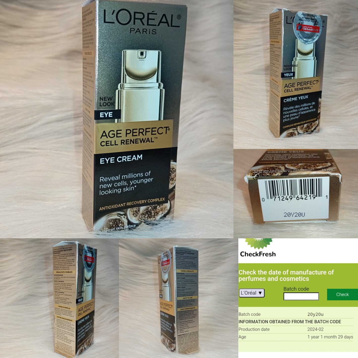 LOreal Paris Age Perfect Cell Renewal Under Eye Cream 15ml