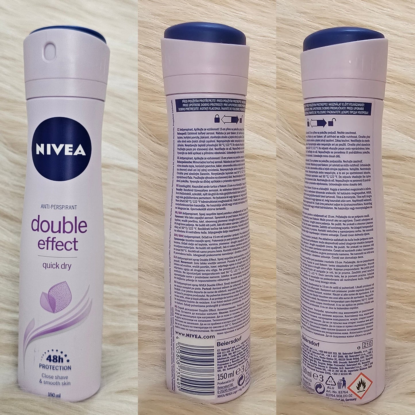 NIVEA Deo Spray Double Effect Violet 150ml