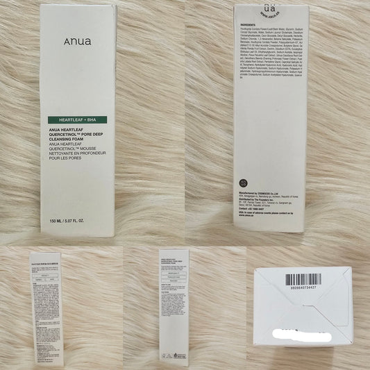 Anua Heartleaf Quercetinol Deep Cleansing Foam 150ml
