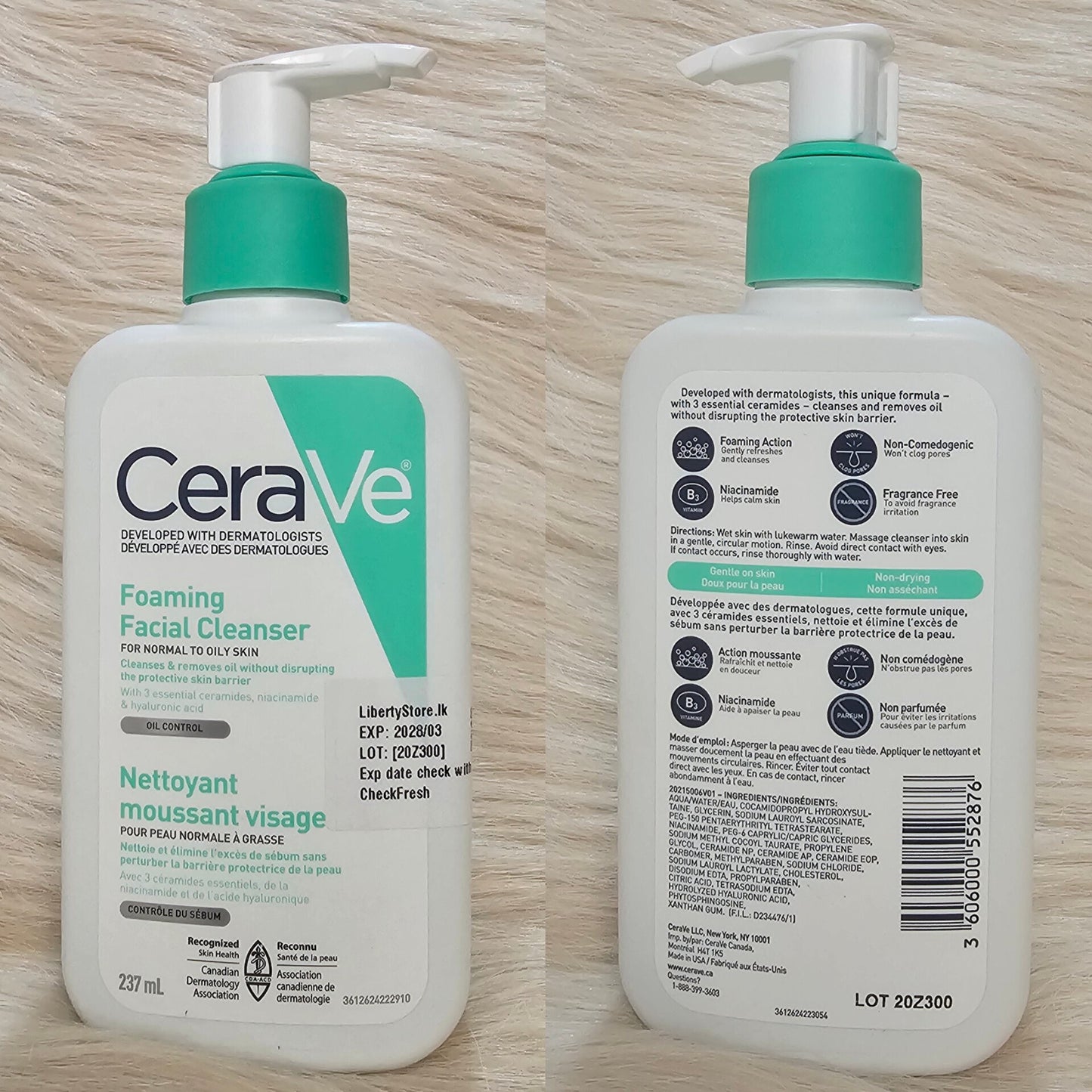 Cerave Foaming Facial Cleanser 237ml