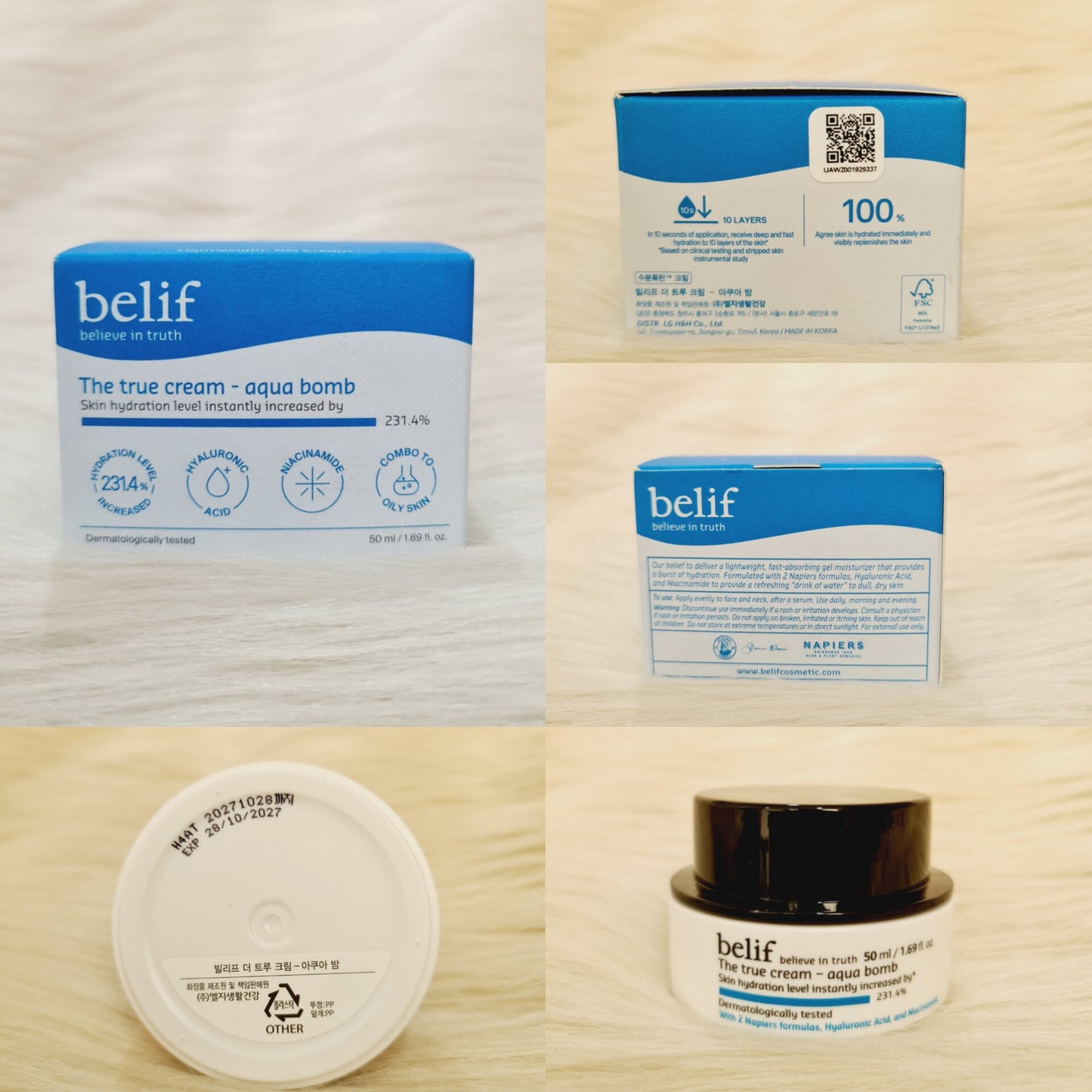 belif The True Cream – Aqua Bomb 50ml