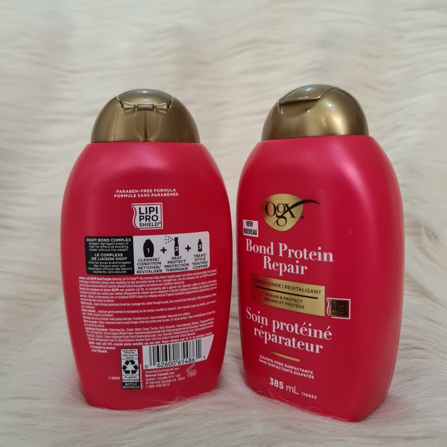 OGX Bond Protein Repair Shampoo & Conditioner Set 385ml