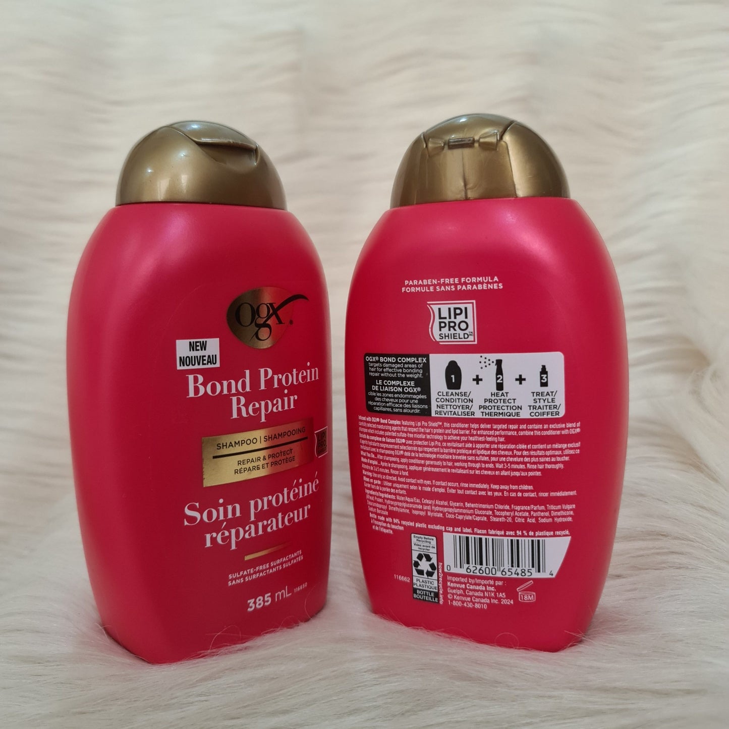 OGX Bond Protein Repair Shampoo & Conditioner Set 385ml