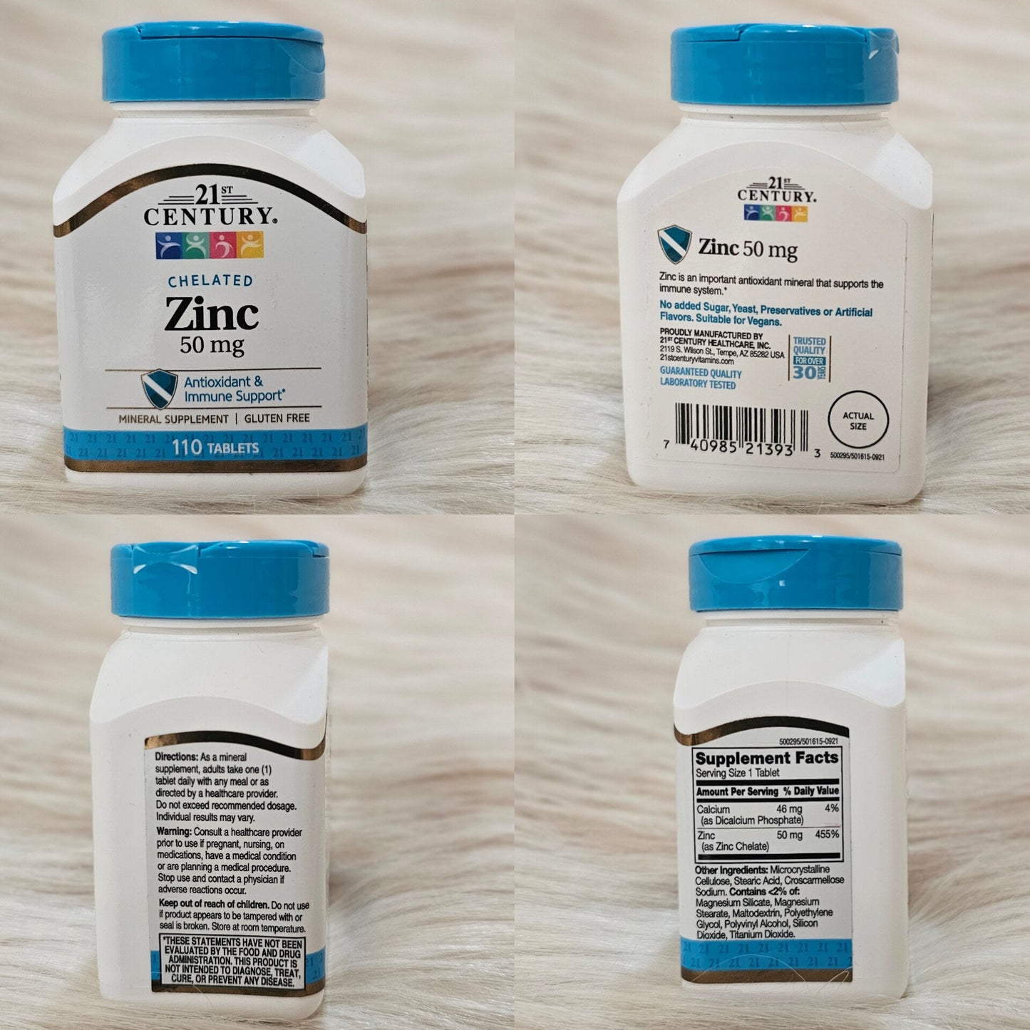 21st Century Zinc 50mg Tablets (110 Count)