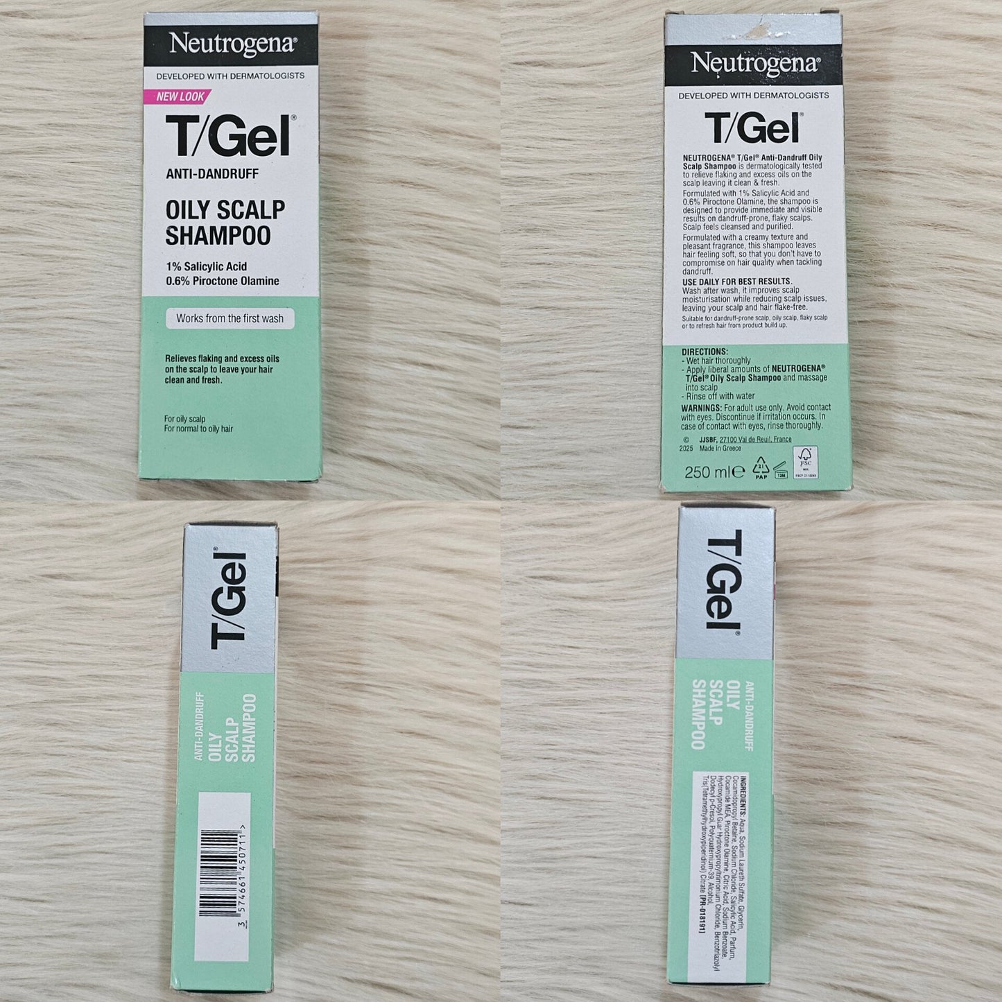 Neutrogena T/Gel Anti-Dandruff Oily Scalp Shampoo 250ml