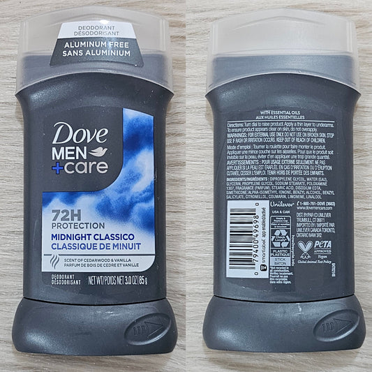 Dove Men+Care Midnight Classico Deodorant Stick 85g
