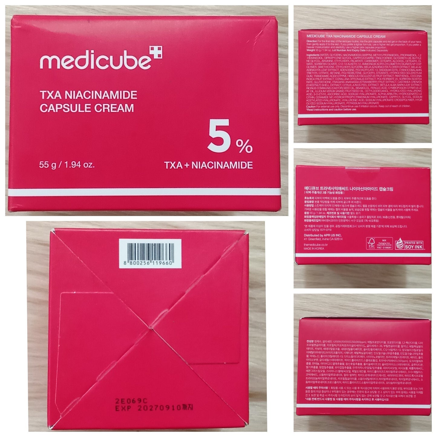 Medicube TXA Niacinamide Capsule Cream 55g