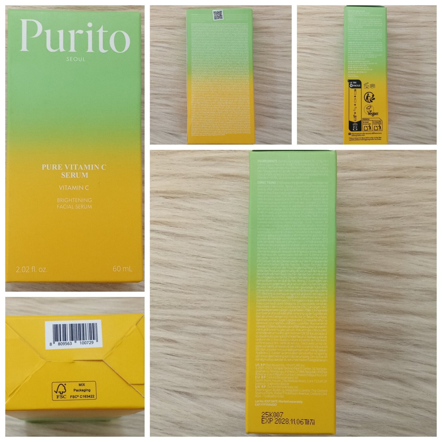 Purito Pure Vitamin C Face Serum 60ml