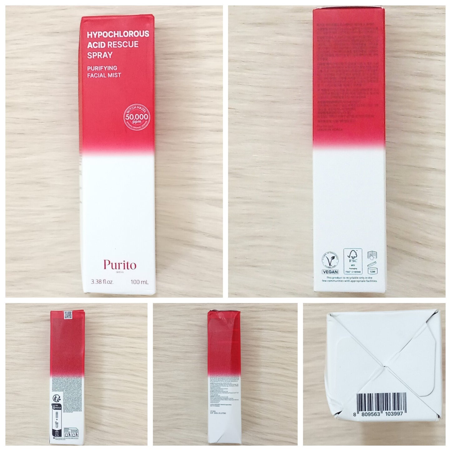 Purito SEOUL Hypochlorous Acid Rescue Spray 100ml