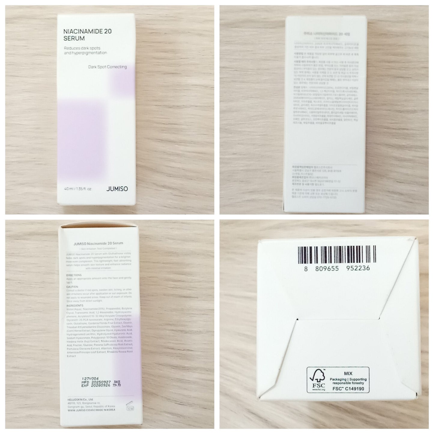 JUMISO Niacinamide 20% Brightening Serum 40ml