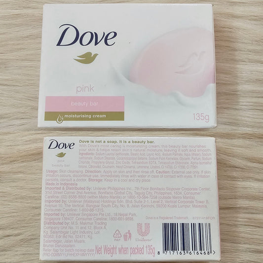 Dove Pink Beauty Bar Moisturizing Soap 135g