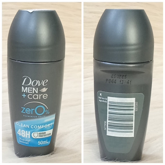Dove Men+Care Clean Comfort 48H Roll-On Deodorant 50ml