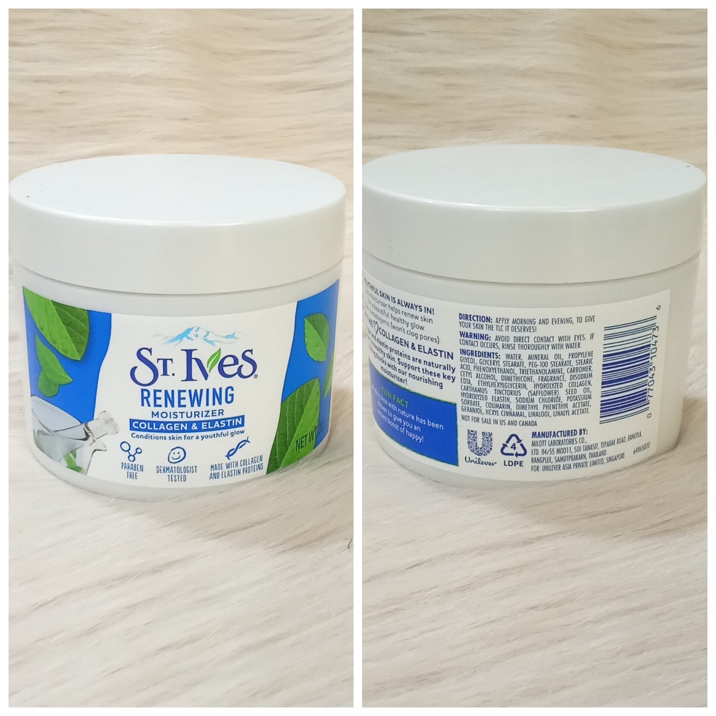 St. Ives Collagen & Elastin Moisturizer 283g